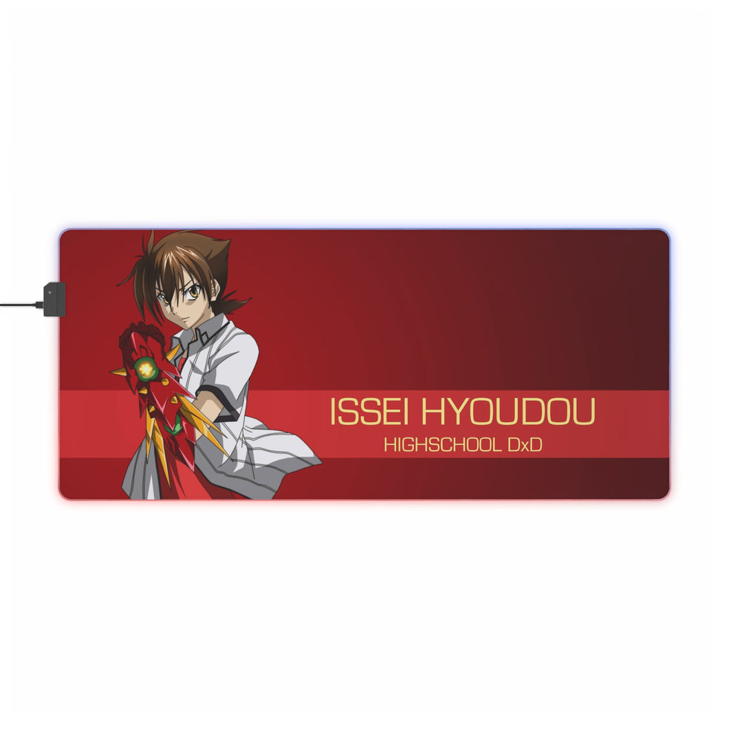 High School DxD Issei Hyoudou, Ddraig RGB LED Mouse Pad (Desk Mat)