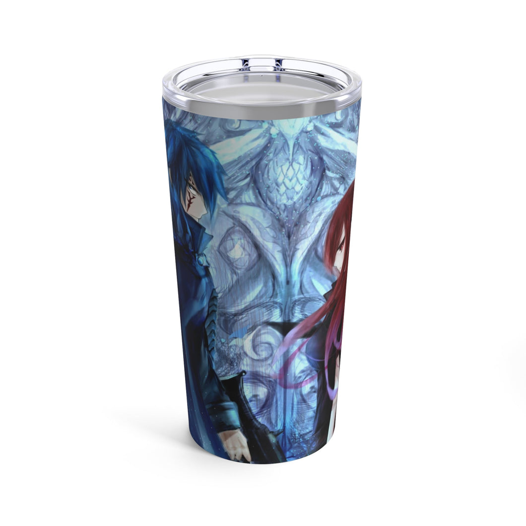 Fairy Tail Erza Scarlet, Jellal Fernandes Tumbler 20oz