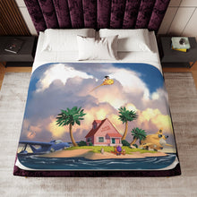 Load image into Gallery viewer, Anime Dragon Ball Sherpa Blanket
