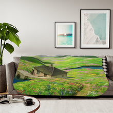 Load image into Gallery viewer, studio ghibli Howl&#39;s Moving Castle Sherpa Blanket
