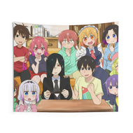 Miss Kobayashi's Dragon Maid Indoor Wall Tapestry