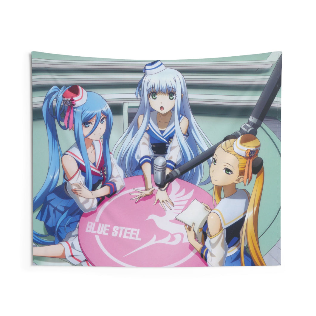 Arpeggio of Blue Steel Indoor Wall Tapestry