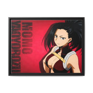 Momo Canvas Framed Art Print