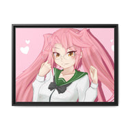 Highschool Of The Dead Canvas Framed Art Print
