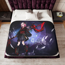 Load image into Gallery viewer, Guilty Crown Inori Yuzuriha Sherpa Blanket

