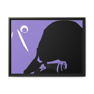 Nona Silhouette Canvas Framed Art Print