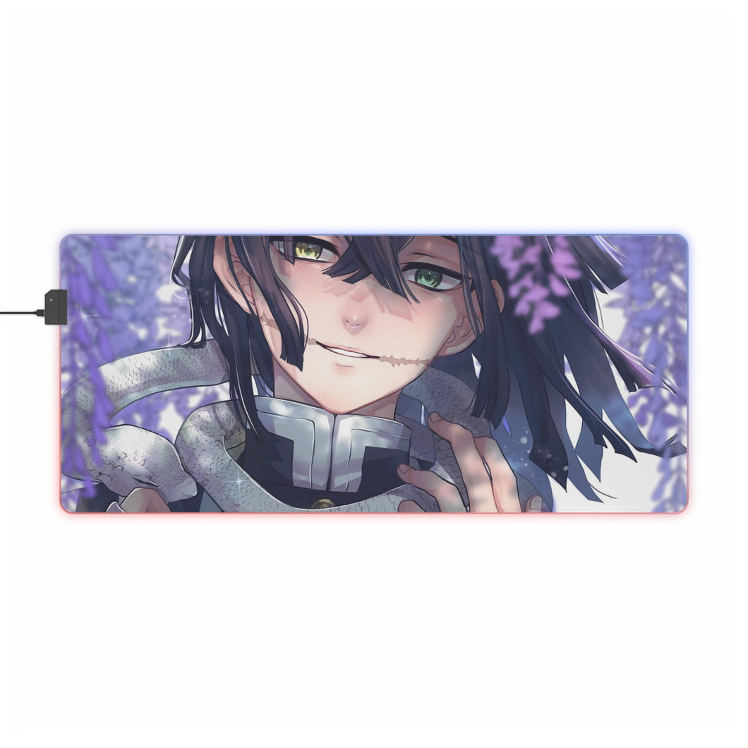 Obanai Iguro RGB LED Mouse Pad (Desk Mat)