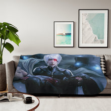 Load image into Gallery viewer, Kaneki and Hide Sherpa Blanket
