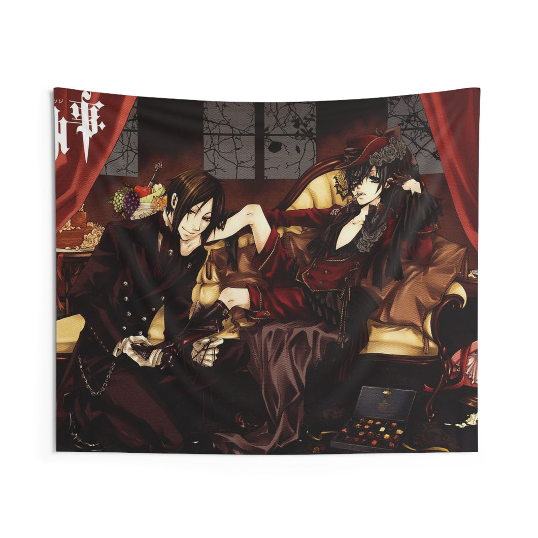 Black Butler Indoor Wall Tapestry