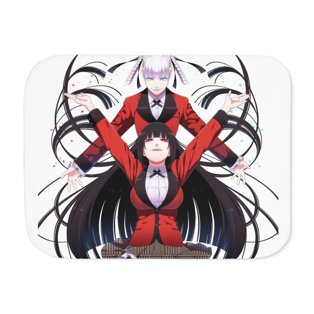 Yumeko Jabami and Kirari Momobami Sherpa Blanket