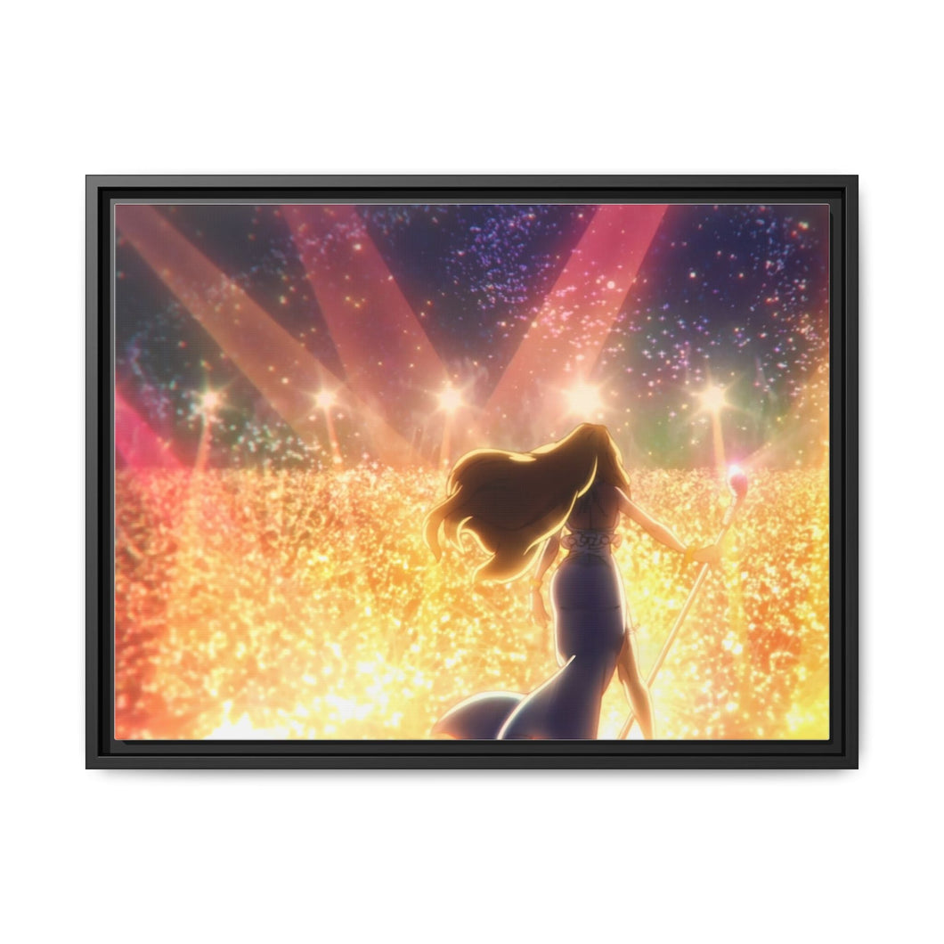 Dr. Stone Canvas Framed Art Print