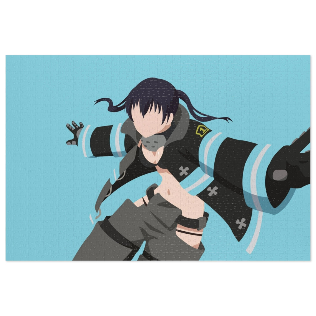 Tamaki Kotatsu from Fire Force Minimalistfor Dekstop Jigsaw Puzzle