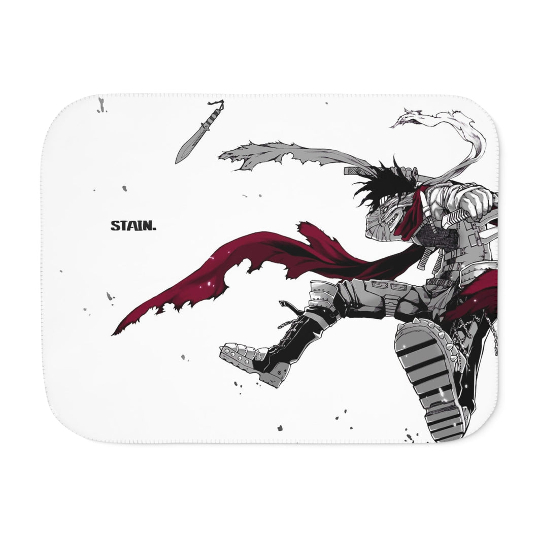 The Hero Killer Stain Sherpa Blanket