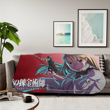 Load image into Gallery viewer, Anime FullMetal Alchemistr Sherpa Blanket
