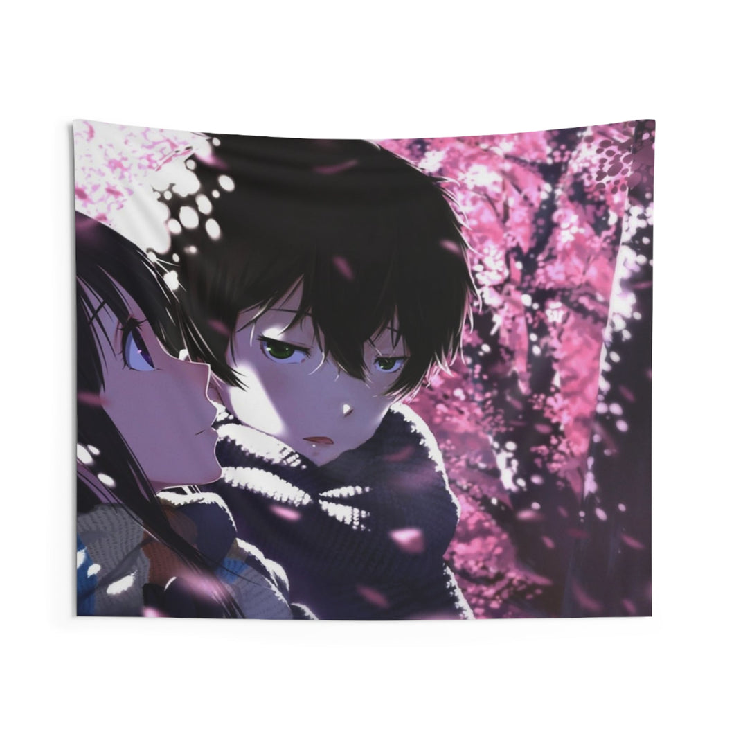 Eru Chitanda  And  Hōtarō Oreki Face Indoor Wall Tapestry