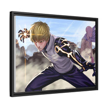 Load image into Gallery viewer, Genos and Saitama Canvas Framed Art Print
