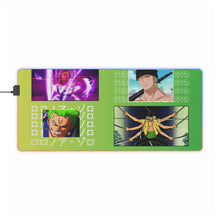 Load image into Gallery viewer, Roronoa Zoro RGB LED Mouse Pad (Desk Mat)
