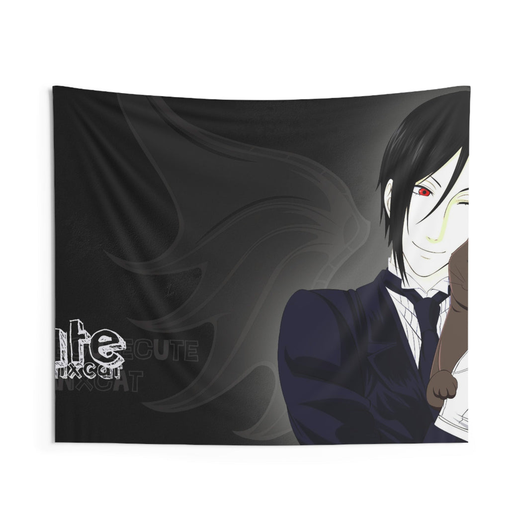 Black Butler Indoor Wall Tapestry
