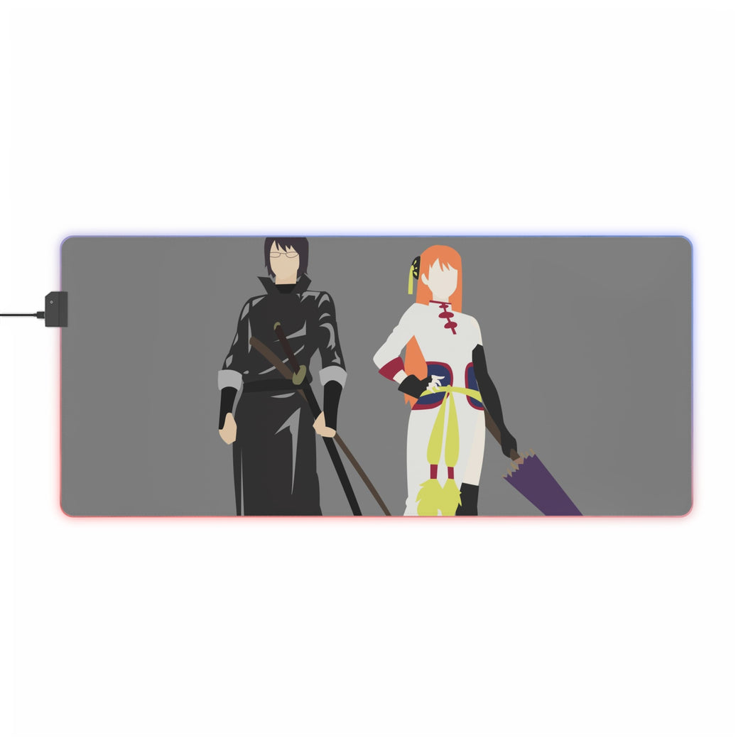 Gintama Kagura, Shimura Shinpachi RGB LED Mouse Pad (Desk Mat)
