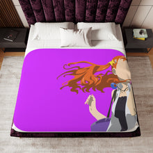 Load image into Gallery viewer, Anaru / Anjou Naruko from Anohana Sherpa Blanket
