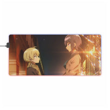 Load image into Gallery viewer, Lilith and Yuuri Together In Christmas Eve RGB LED Mouse Pad (Desk Mat)
