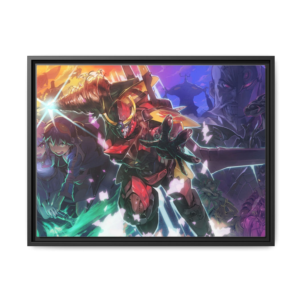 Charge to Victory Canvas Framed Art Print