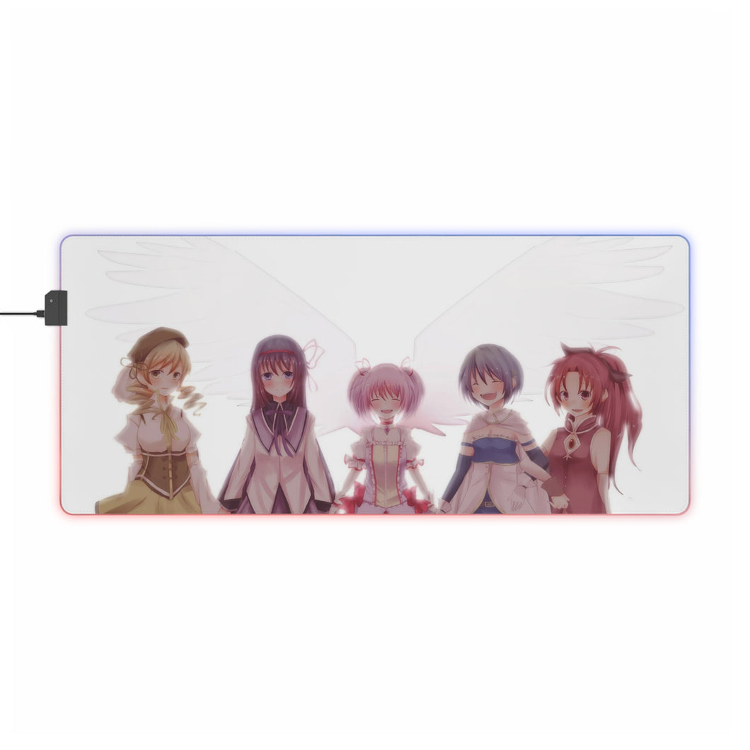 Puella Magi Madoka Magica RGB LED Mouse Pad (Desk Mat)