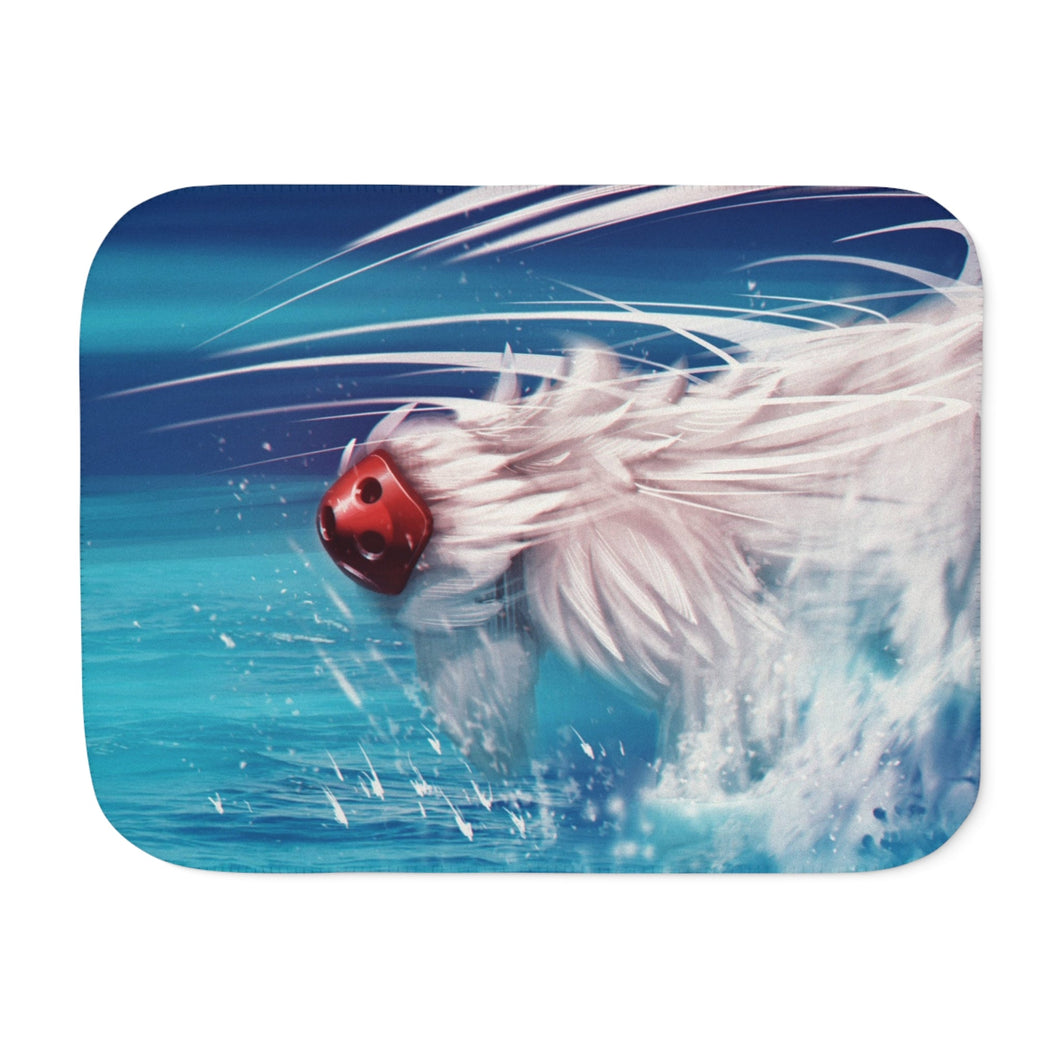 Anime Made In A Sherpa Blanket