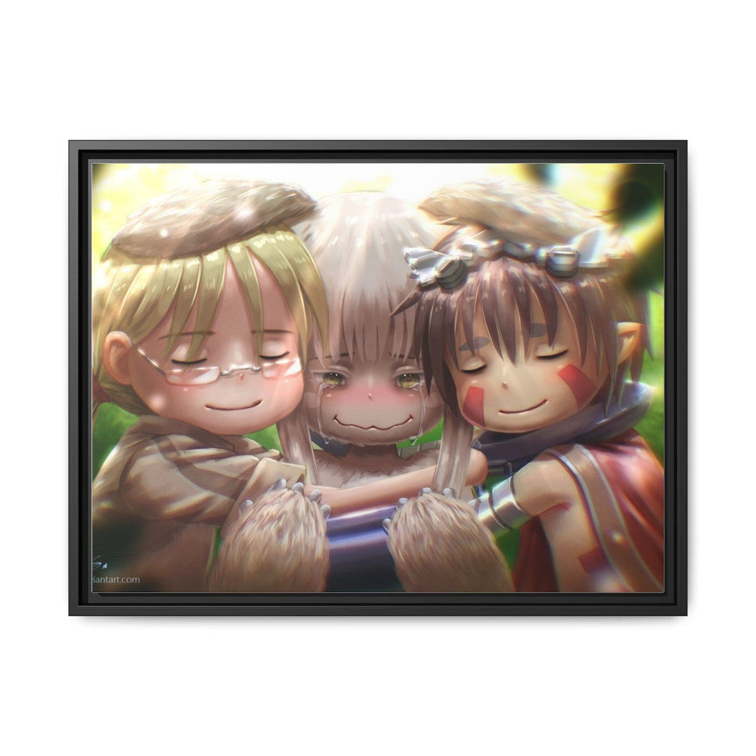 Anime Made In Abyss Canvas Framed Art Print