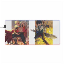 Load image into Gallery viewer, My Hero Academia Izuku Midoriya, Katsuki Bakugou RGB LED Mouse Pad (Desk Mat)
