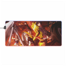 Load image into Gallery viewer, Love, Chunibyo &amp; Other Delusions Rikka Takanashi, Sanae Dekomori, Shinka Nibutani, Kumin Tsuyuri RGB LED Mouse Pad (Desk Mat)
