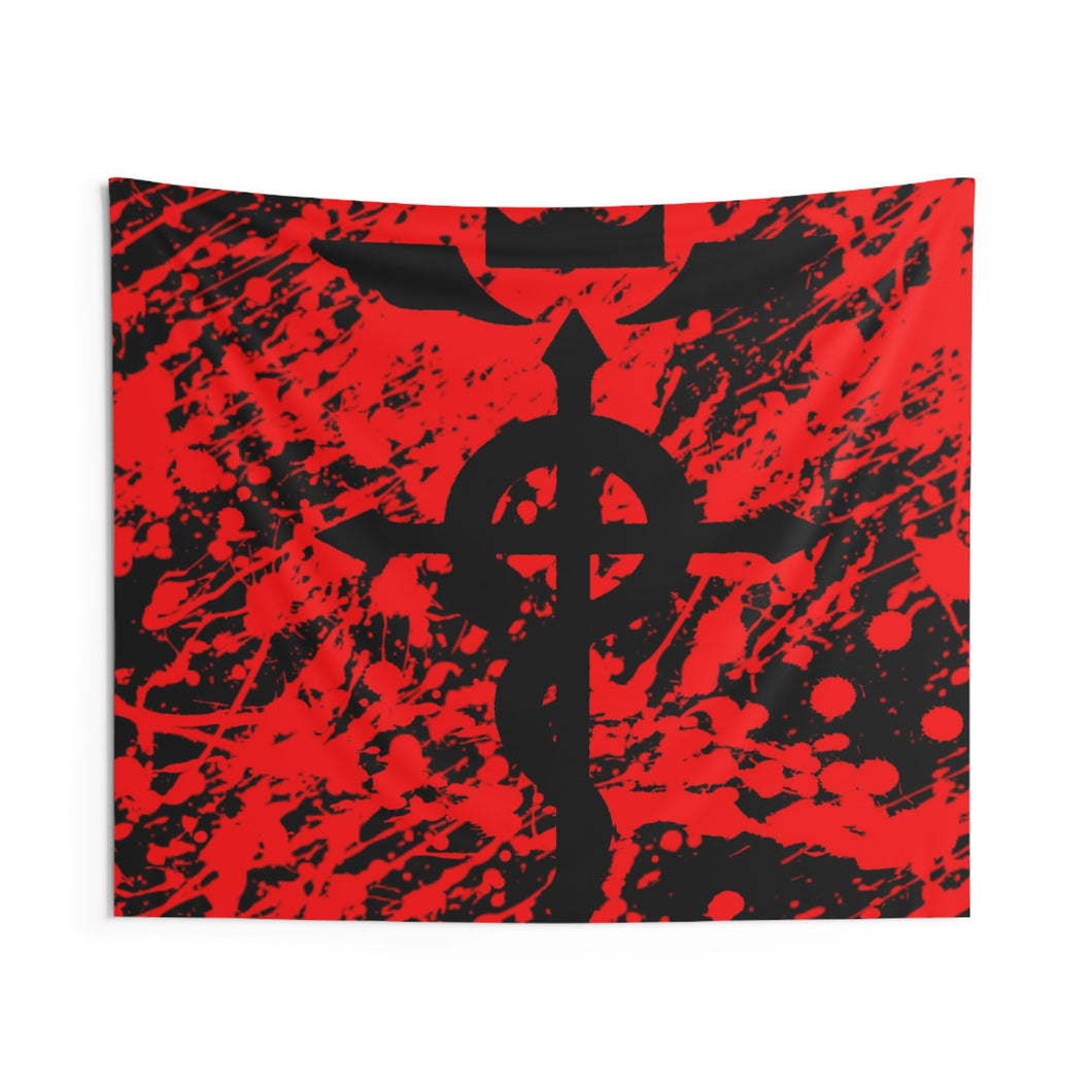 Full Metal Bleed Indoor Wall Tapestry