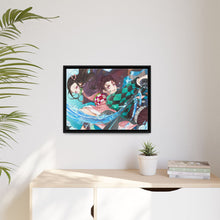 Load image into Gallery viewer, Demon Slayer: Kimetsu no Yaiba Nezuko Kamado Canvas Framed Art Print
