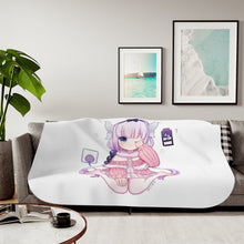 Load image into Gallery viewer, Miss Kobayashi&#39;s Dragon Maid Sherpa Blanket
