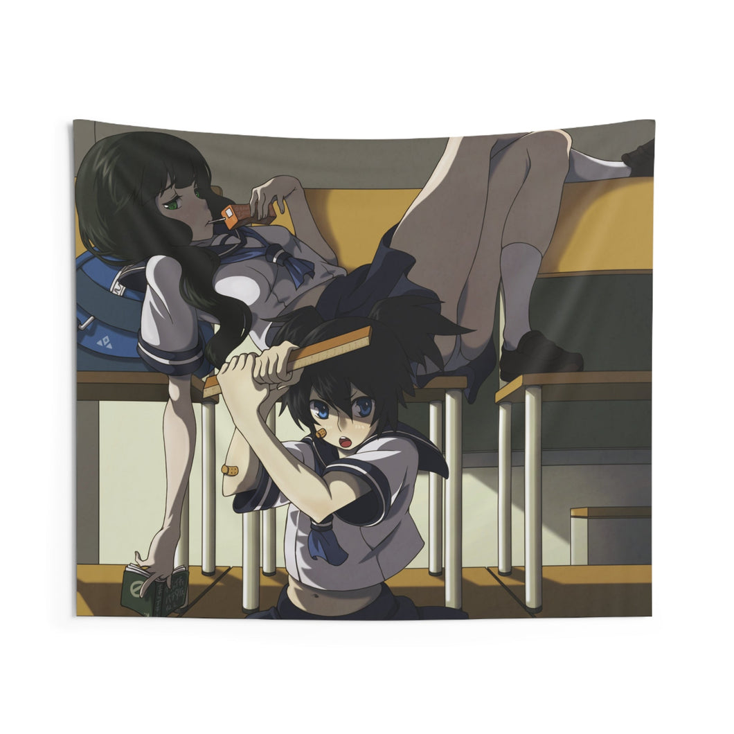 Black Rock Shooter Indoor Wall Tapestry