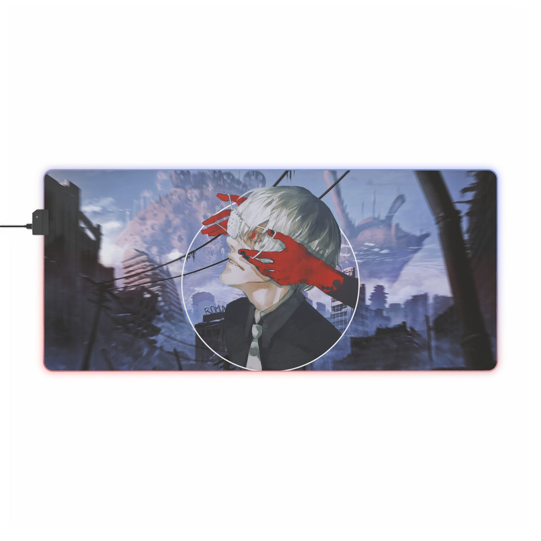 Ken Kaneki RGB LED Mouse Pad (Desk Mat)