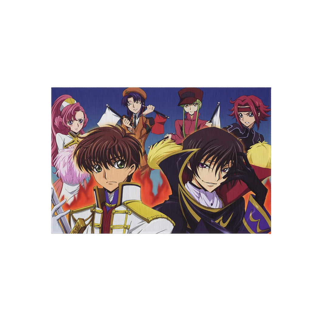 Code Geass Lelouch Lamperouge, Suzaku Kururugi, Euphemia Li Britannia Rug