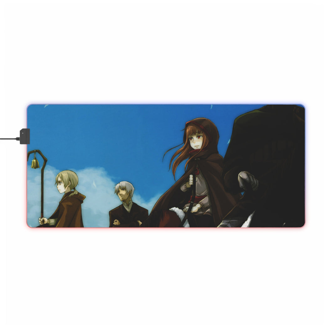 Spice And Wolf RGB LED Mouse Pad (Desk Mat)