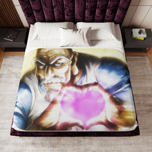 Load image into Gallery viewer, Netero From Hunter x Hunter Sherpa Blanket
