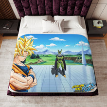 Load image into Gallery viewer, Anime Dragon Ball Z Sherpa Blanket
