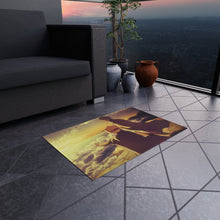Load image into Gallery viewer, Boruto with his mentor watching the sunrise Rug
