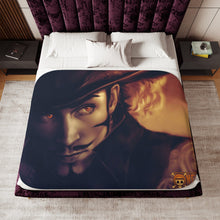 Load image into Gallery viewer, Dracule &quot;Hawk Eyes&quot;Mihawk Sherpa Blanket
