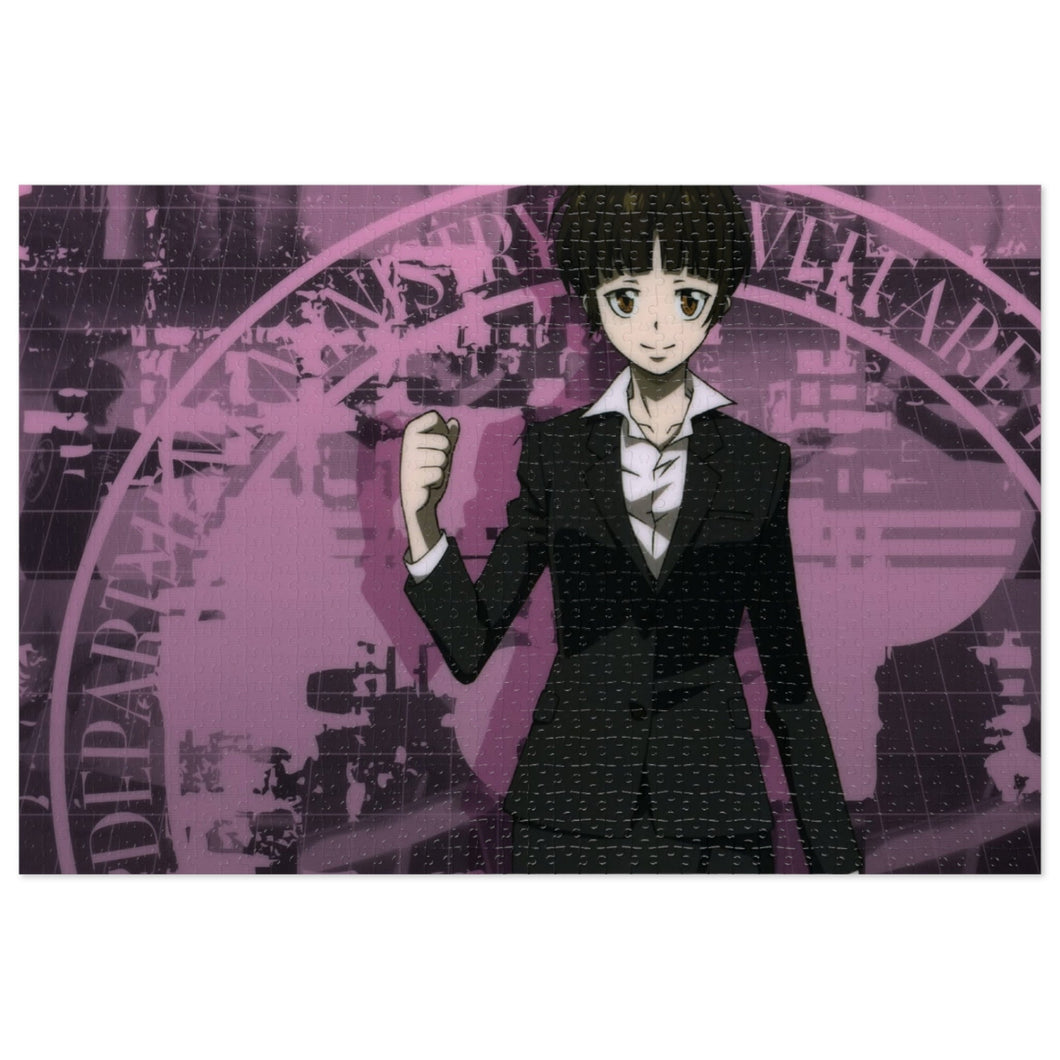 Akane Tsunemori-lets work hard Jigsaw Puzzle