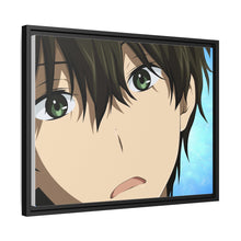 Load image into Gallery viewer, Hōtarō Oreki Face Canvas Framed Art Print
