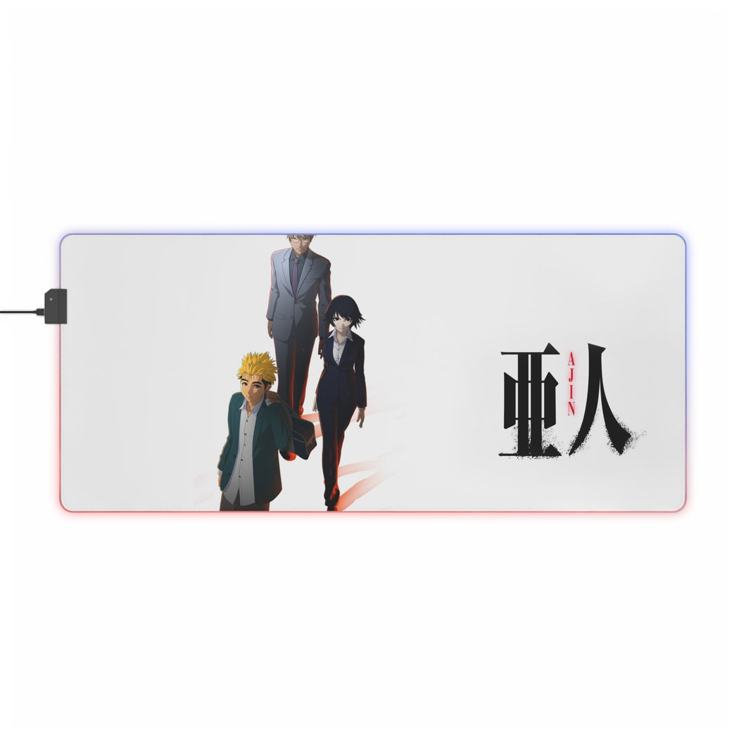 Anime Ajin: Demi-Human RGB LED Mouse Pad (Desk Mat)