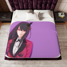 Load image into Gallery viewer, Anime Kakegurui Sherpa Blanket
