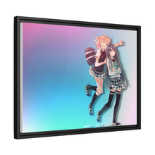 Load image into Gallery viewer, Yuigahama &amp; Yukinoshita Canvas Framed Art Print

