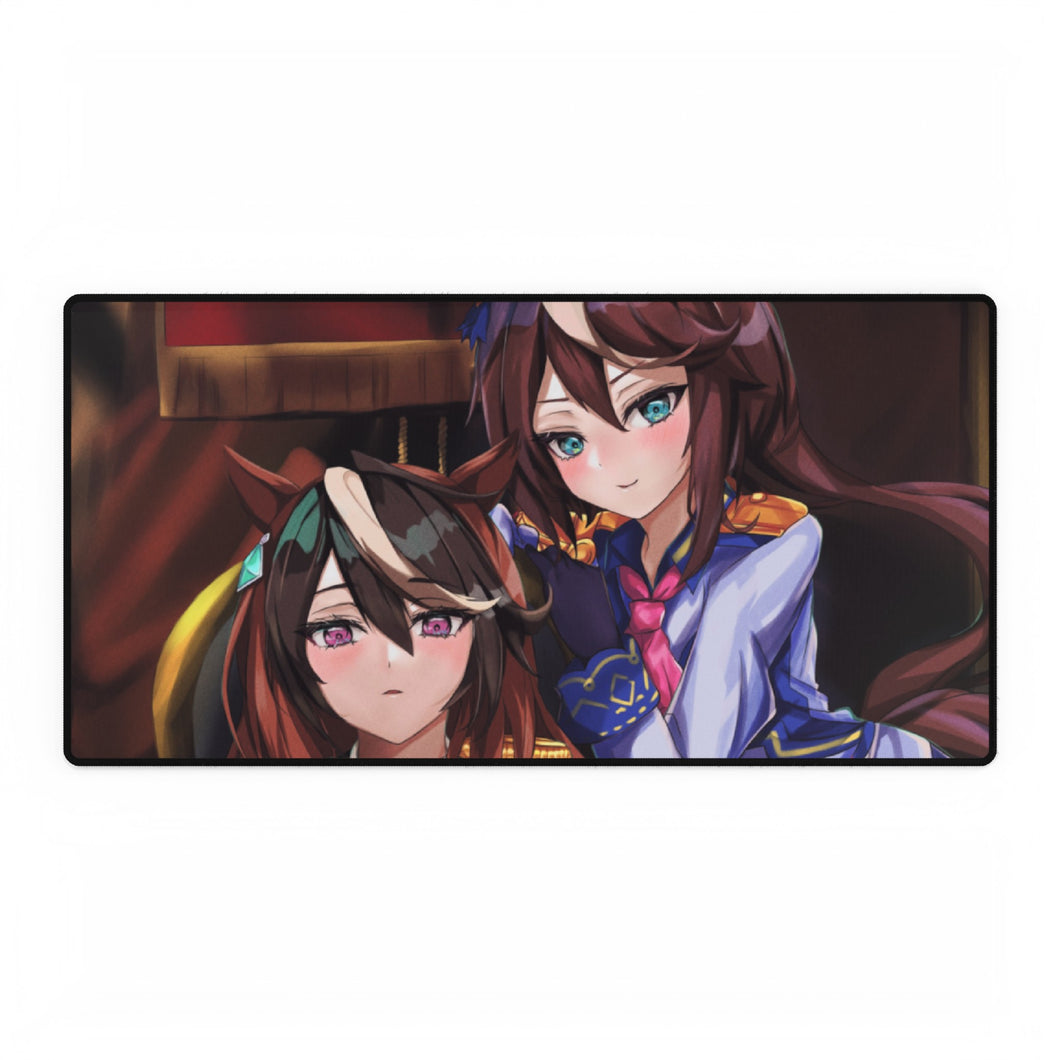 Symboli Rudolf & Tokai Teio Mouse Pad (Desk Mat)