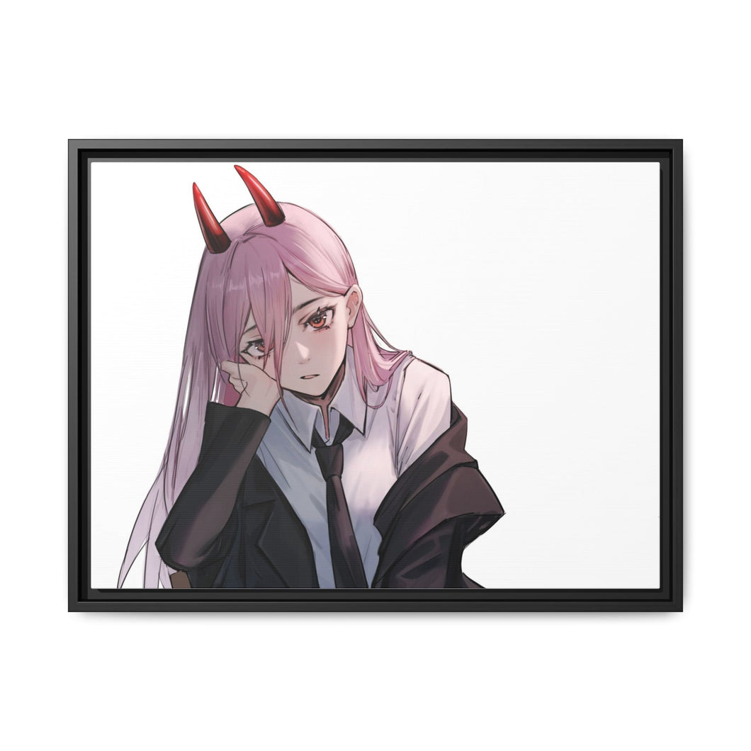 Anime Chainsaw Man Canvas Framed Art Print