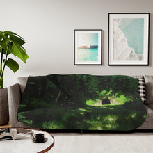 Load image into Gallery viewer, Anime Spirited Awayr Sherpa Blanket
